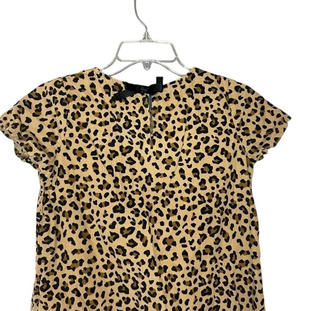 Carter’s Leopard Print Dress Girls Size 14 Tan Black